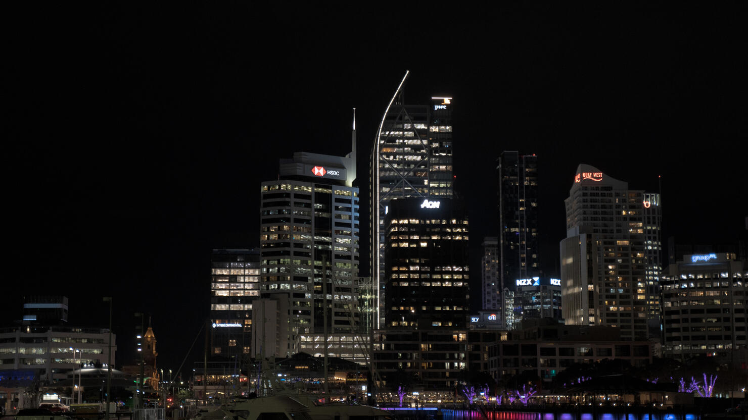 Auckland Cityscape at Night