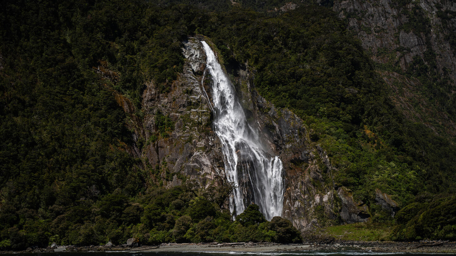 Another gorgeous waterfall in Milford Sound