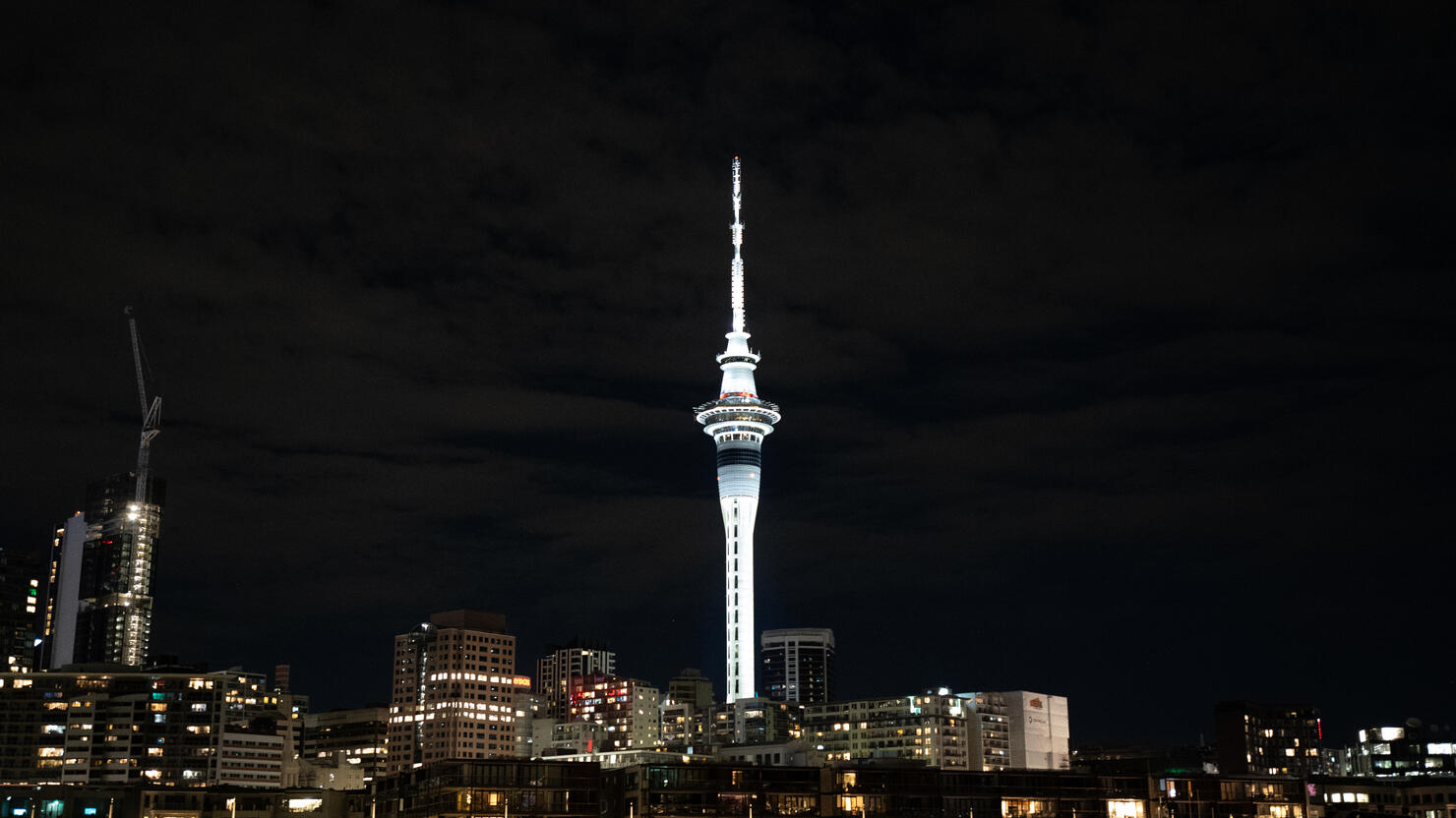 Auckland Skywalk at Night