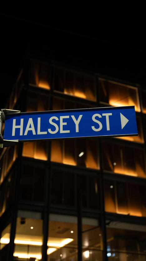 Street sign in Auckland