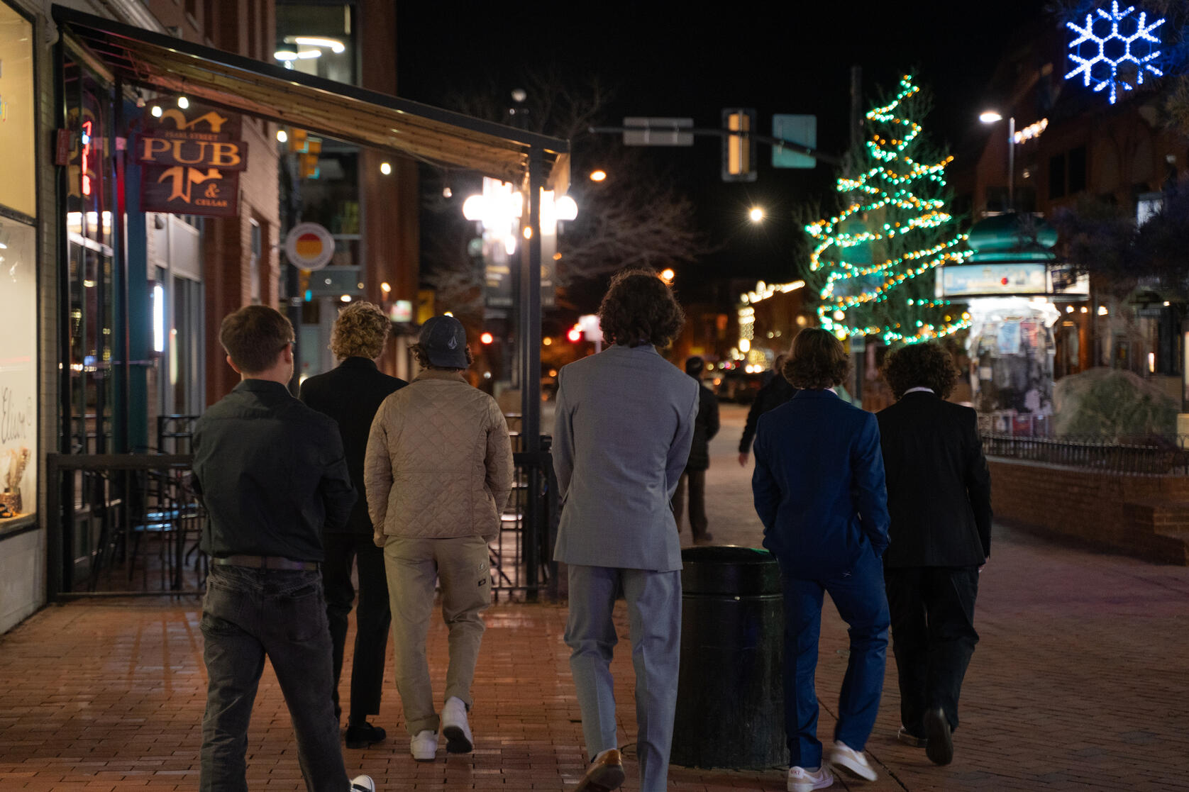 The Boys Walking Among the Lights of Pearl Street